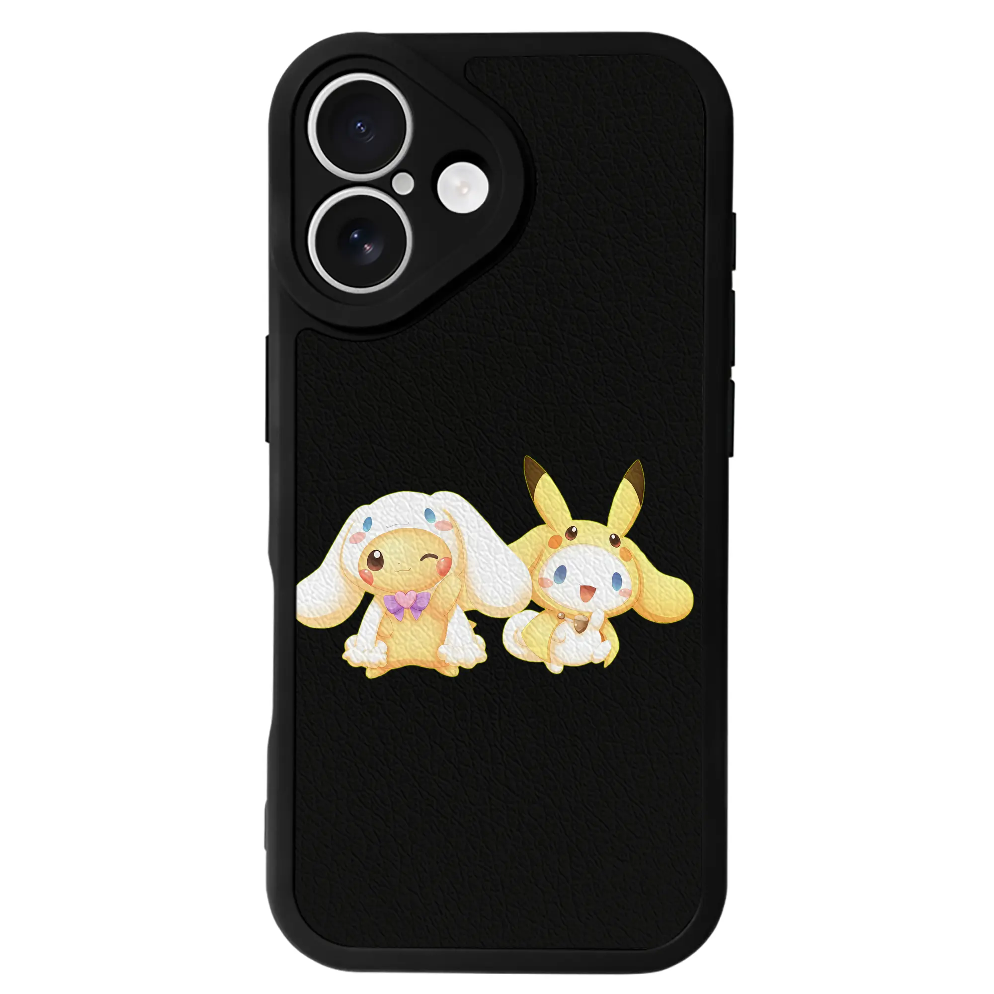 サンリオ グッズ,シナモロール - IPhone 16シリーズ対応 ・ シリコンスマホケース ・ レザー調 ・ 高精度フィット ・ 耐衝撃 ・ ワイヤレス充電対応 ・ 精密カット